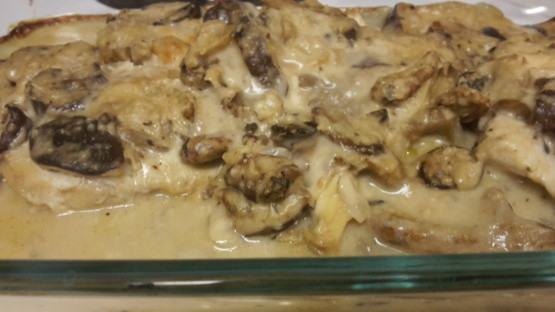 Chicken And Cream Of Mushroom Soup
 baked chicken wings with cream of mushroom soup