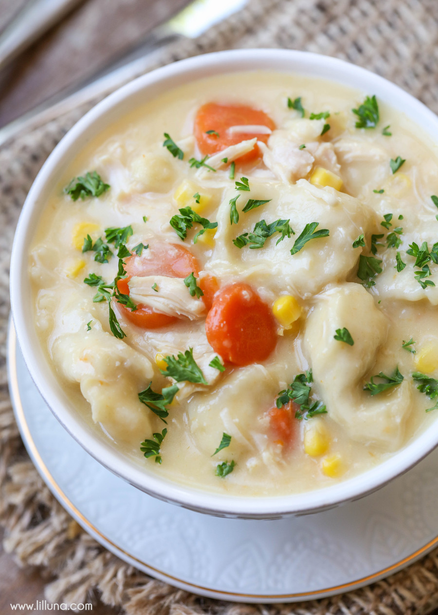 Chicken And Dumplings Soup
 EASY Homemade Chicken Dumpling Soup Recipe