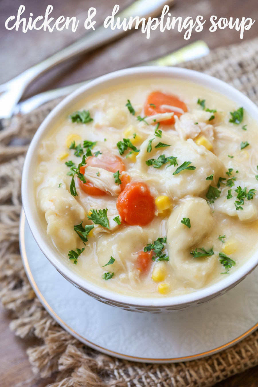 Chicken And Dumplings Soup
 EASY Chicken Dumpling Soup