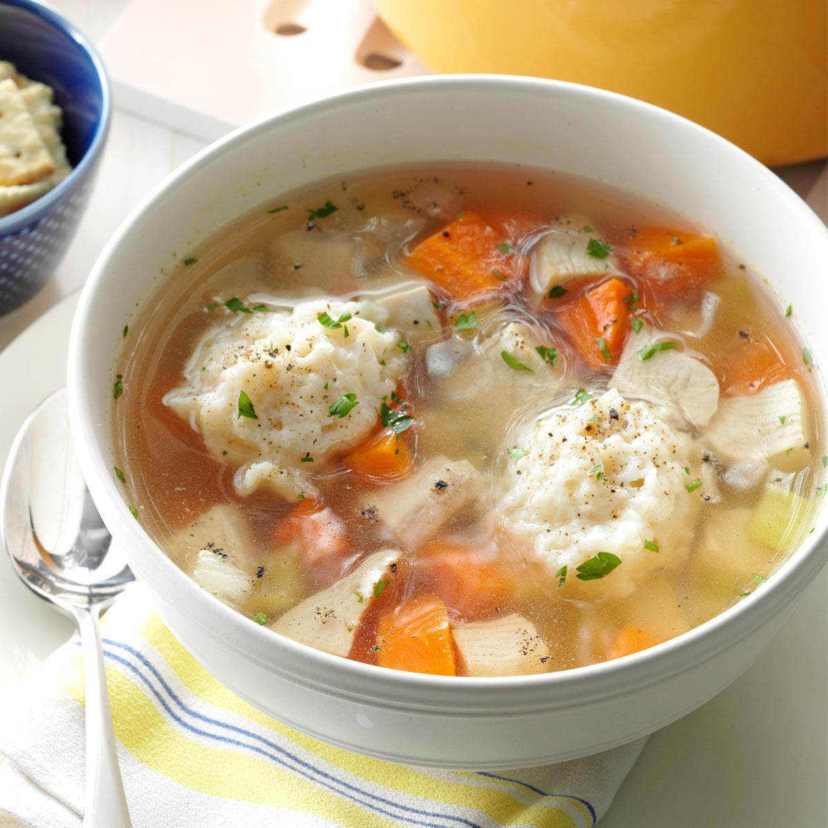 Chicken And Dumplings Soup
 Healthy Chicken Dumpling Soup Recipe