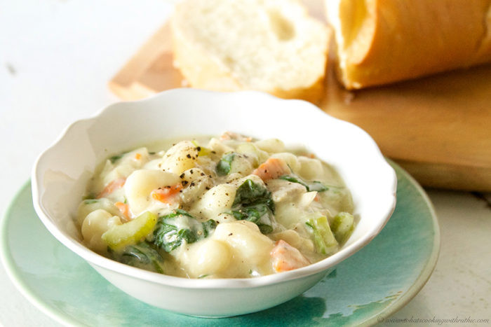 Chicken And Gnocchi Soup Olive Garden
 Olive Garden Chicken Gnocchi Soup copycat Cooking With