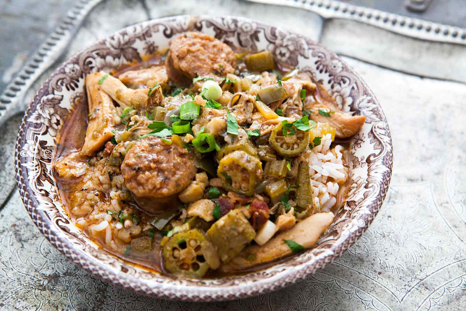 Chicken And Sausage Recipes
 Chicken Gumbo with Andouille Sausage Recipe