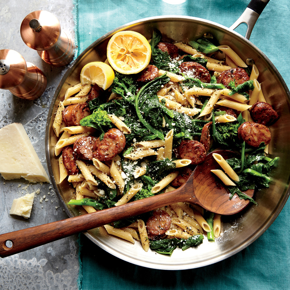 Chicken And Sausage Recipes
 Chicken Sausage and Broccoli Rabe Penne Recipe