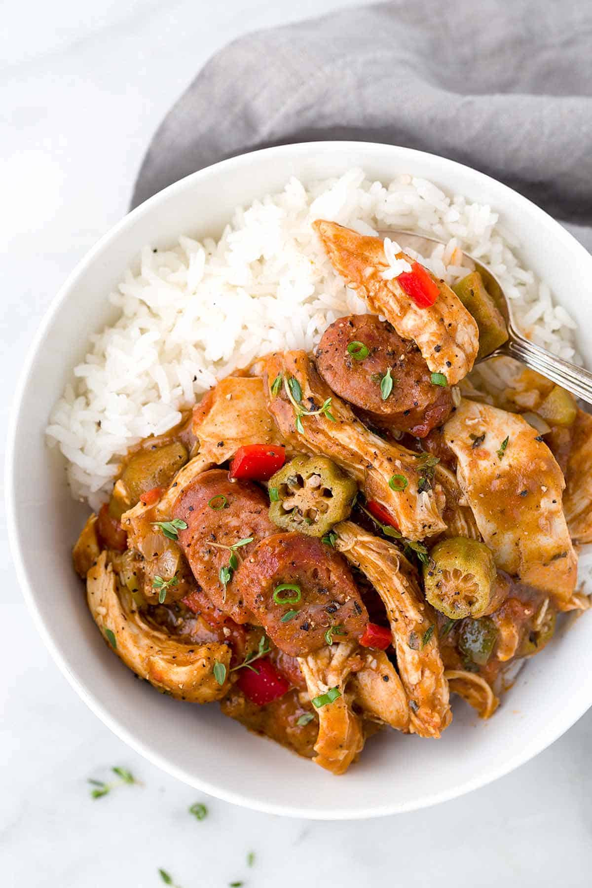 Chicken And Sausage Recipes
 New Orleans Chicken Andouille Sausage Gumbo Jessica Gavin