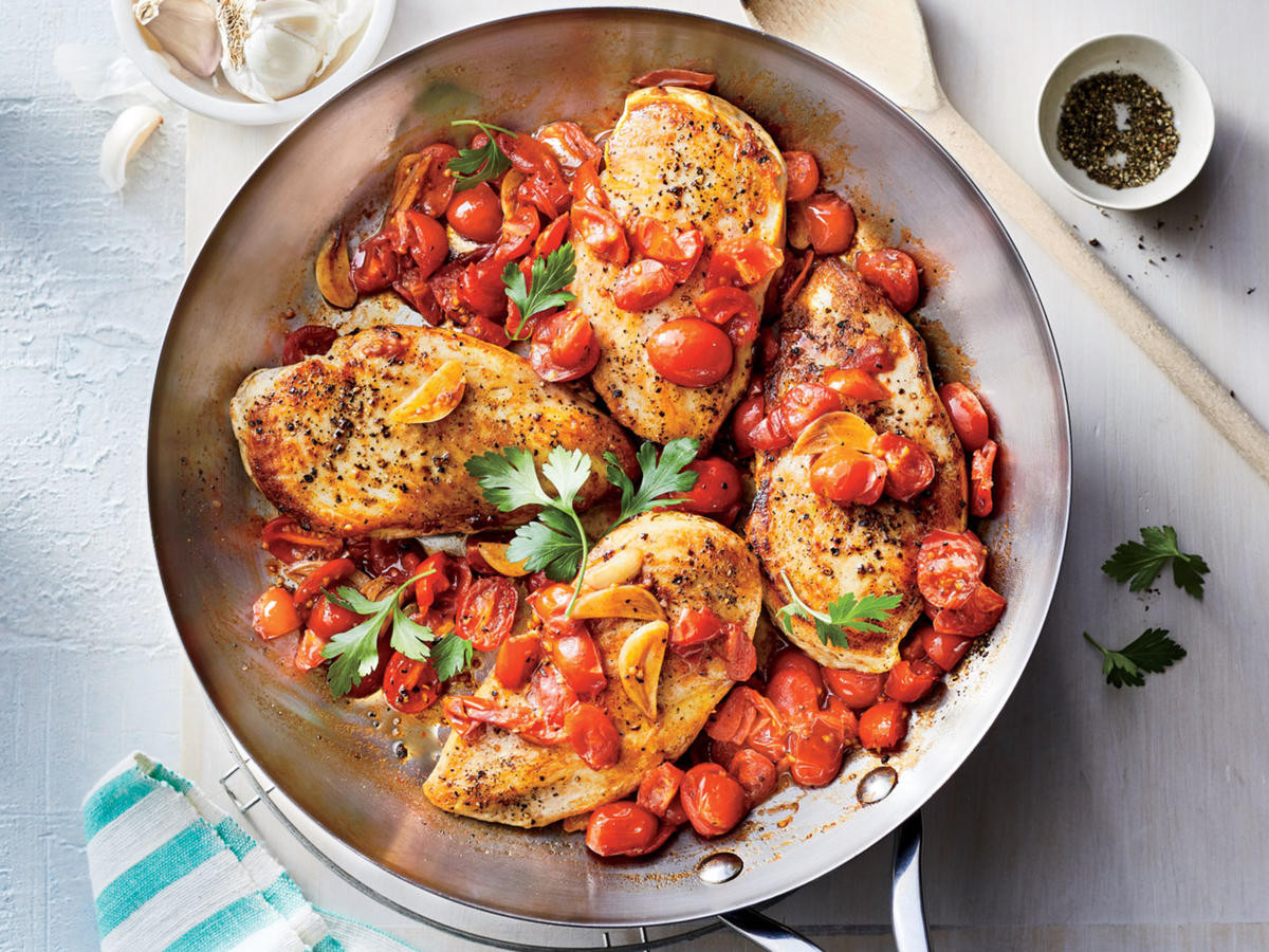 Chicken And Tomato Recipes
 Chicken Breasts with Brown Butter Garlic Tomato Sauce