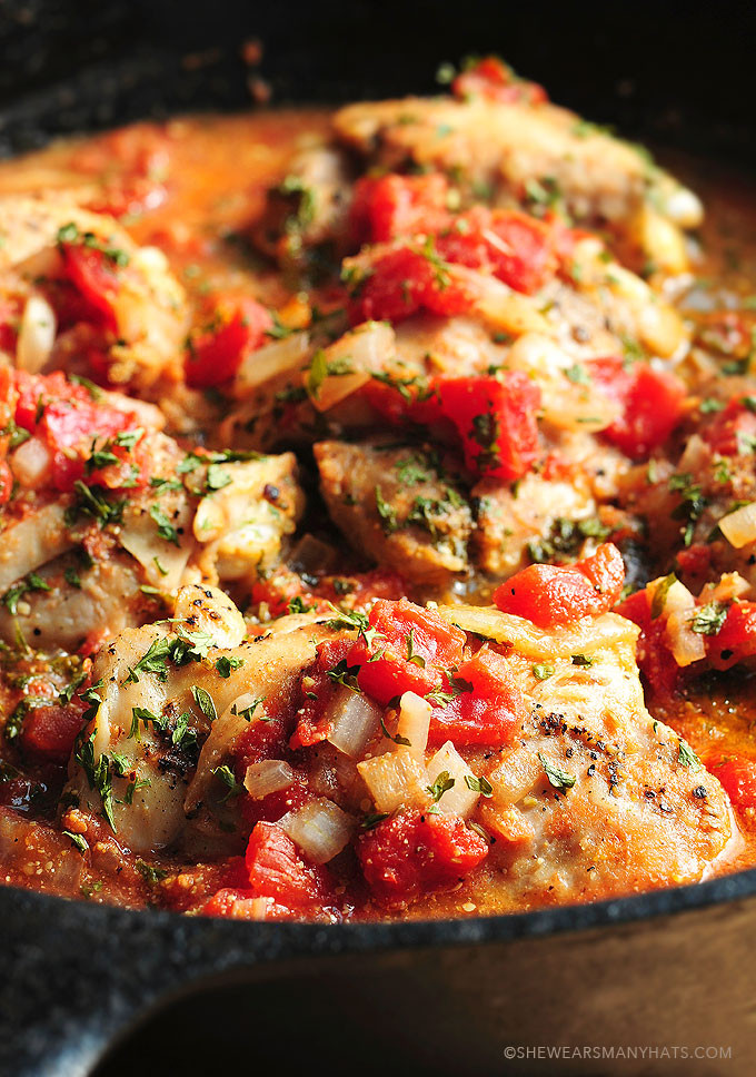 Chicken And Tomato Recipes
 White Wine Tomato Braised Chicken Recipe