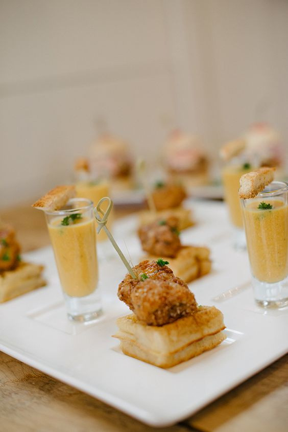 Chicken And Waffles Appetizer
 Summer Wedding Appetizer Ideas wedding appetizers menu ideas