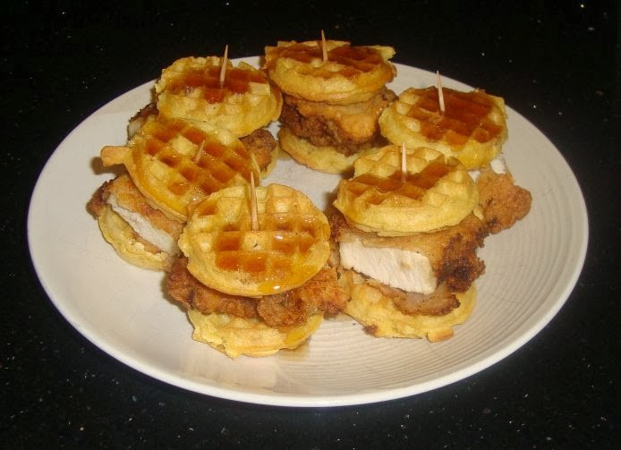 Chicken And Waffles Appetizer
 Sarah s Kitchen Mini Chicken and Waffles