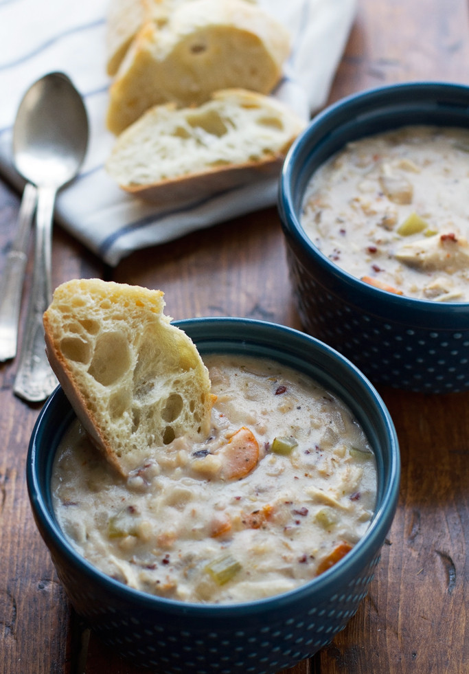 Chicken And Wild Rice Soup Recipe
 Creamy Chicken Wild Rice Soup Slow Cooker Recipe