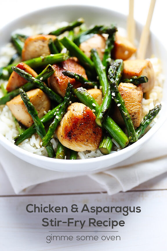 Chicken Asparagus Recipe
 Chicken and Asparagus Stir Fry