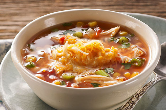 Chicken Broth Soup Recipe
 Hearty Mexican Chicken Soup Kraft Recipes