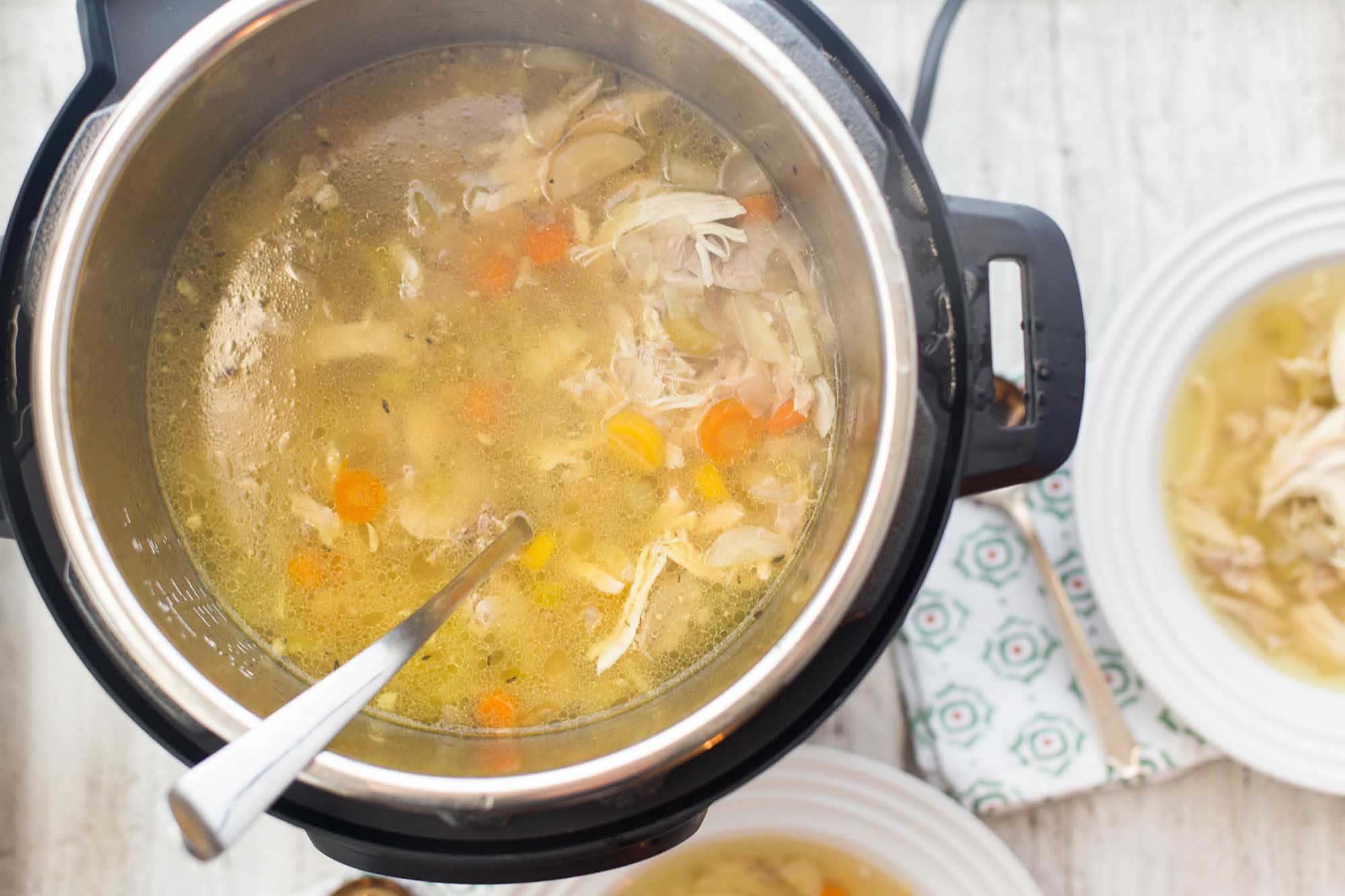 Chicken Broth Soup Recipe
 How to Make Chicken Soup in the Pressure Cooker Recipe