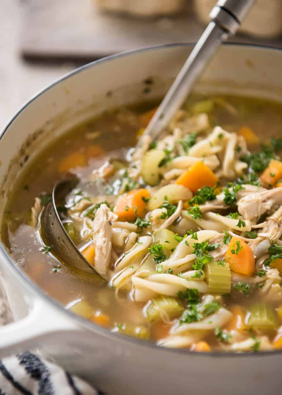 Chicken Broth Soup Recipe
 Homemade Chicken Noodle Soup From Scratch