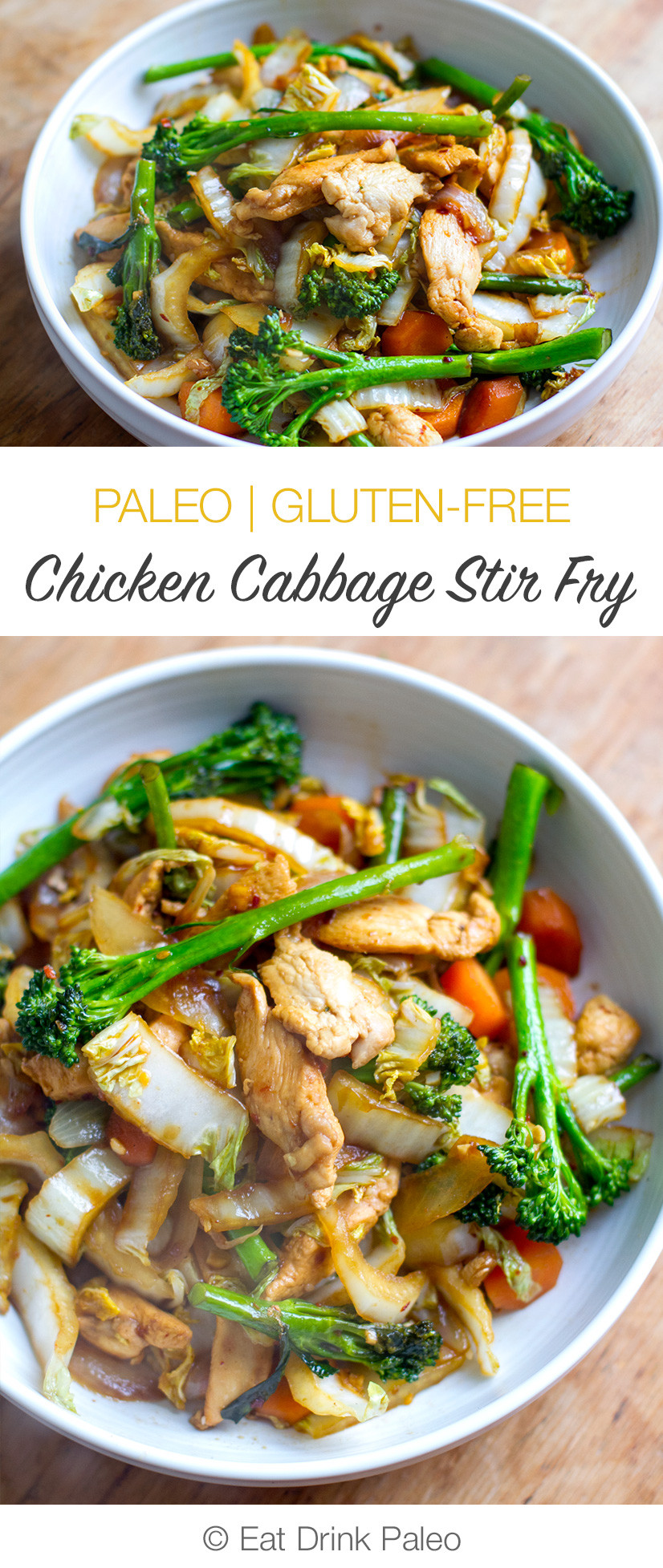 Chicken Cabbage Stir Fry
 Chicken Cabbage Stir Fry Paleo Gluten Free Recipe