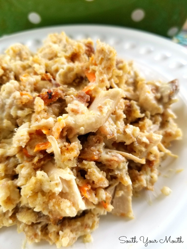 Chicken Casserole With Stuffing
 South Your Mouth Chicken & Stuffing Casserole