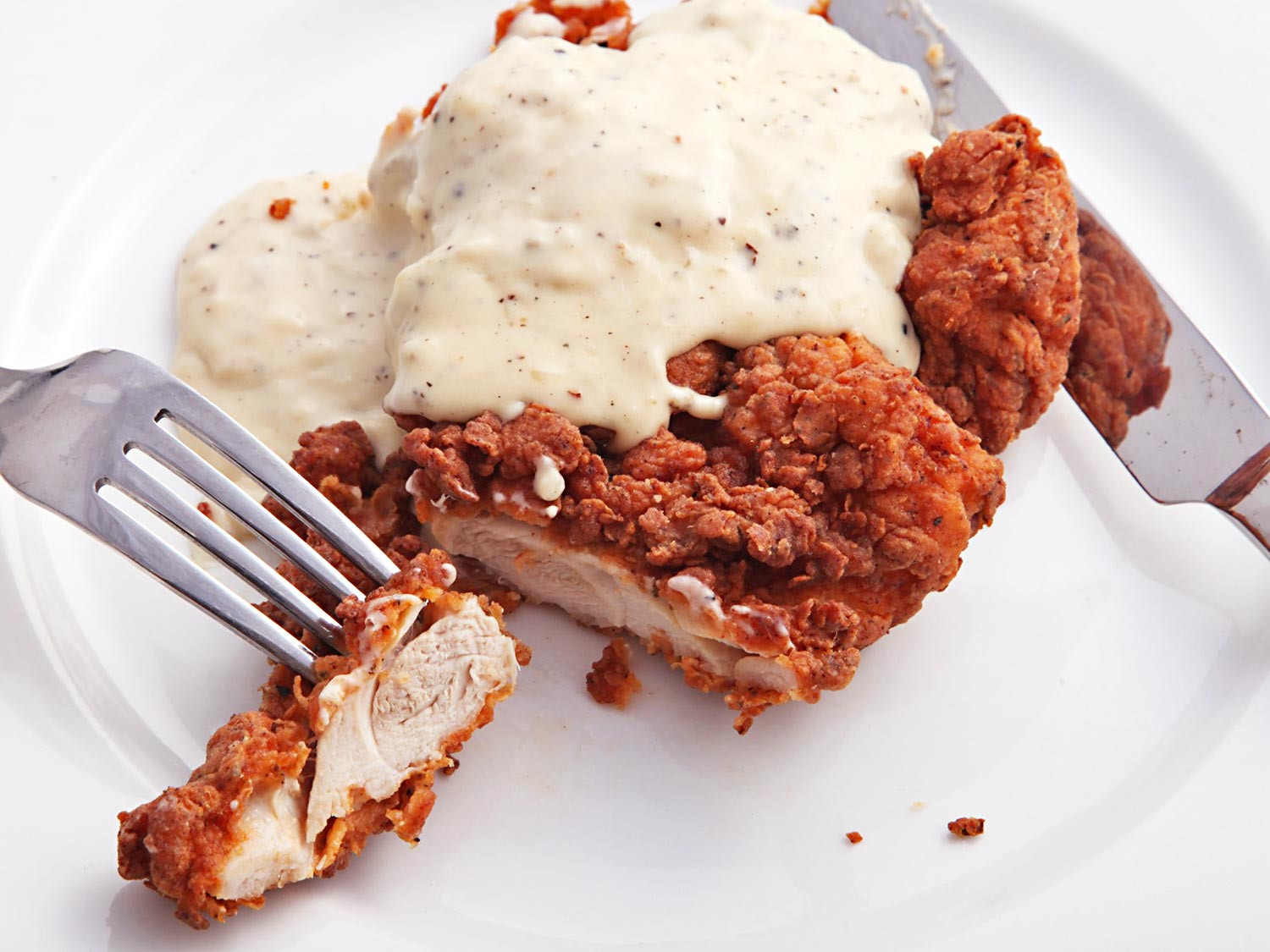 Chicken Fried Chicken Recipe
 Chicken Fried Chicken With Cream Gravy Recipe