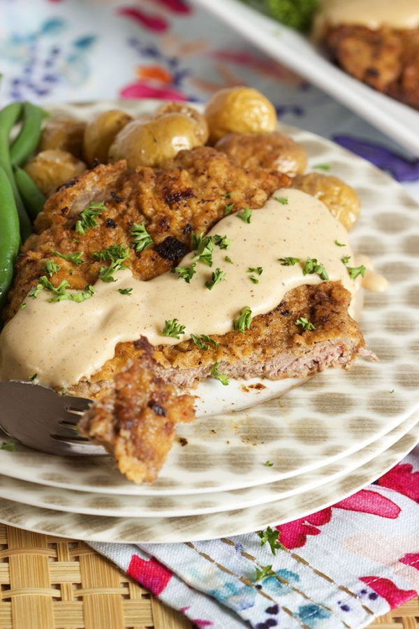 Chicken Fried Steak Recipes
 Chicken Fried Steak with Country Gravy Recipe Girl