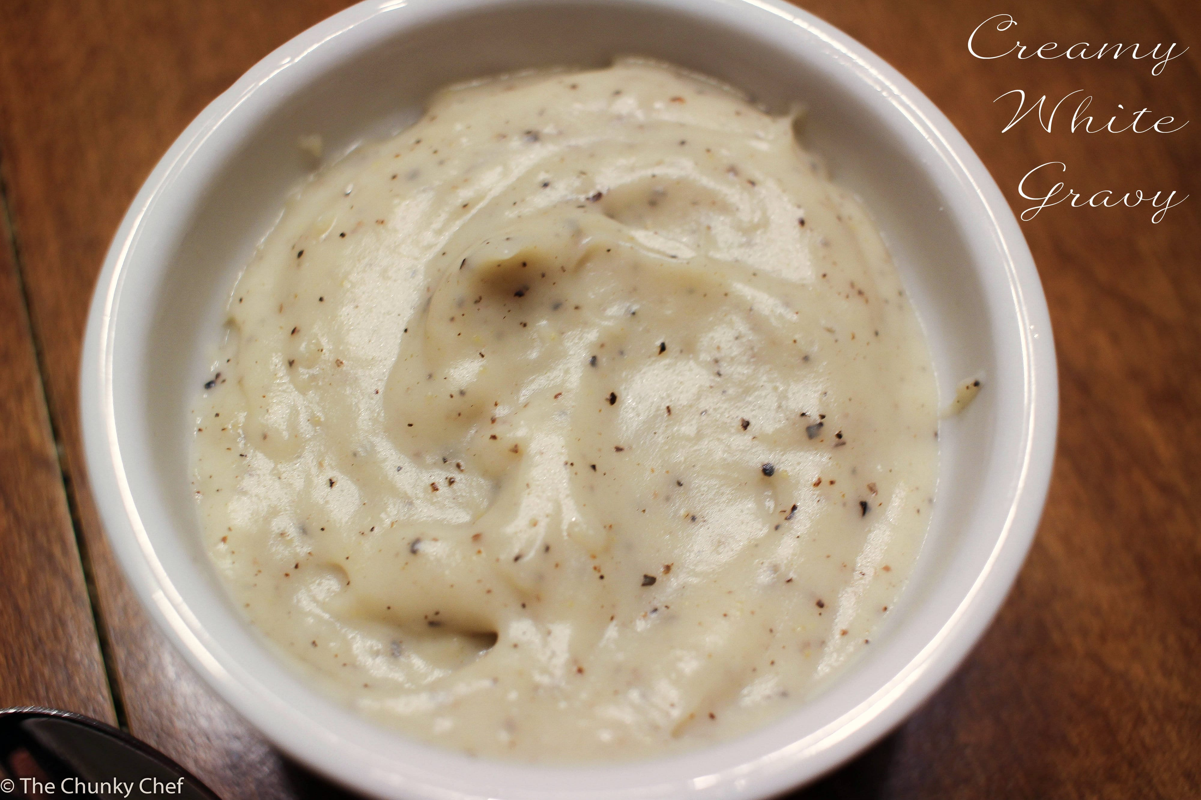 Chicken Gravy From Scratch
 Creamy White Pepper Gravy from Scratch The Chunky Chef