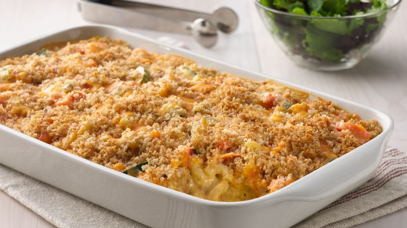 Chicken Macaroni Casserole
 Macaroni and Cheesy Chicken Baked Casserole Recipe