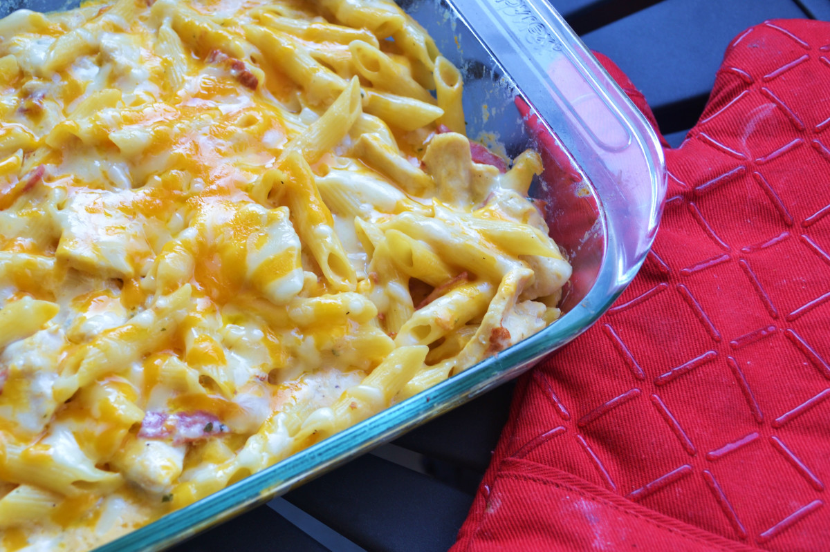 Chicken Macaroni Casserole
 Chicken Bacon Ranch Pasta Bake