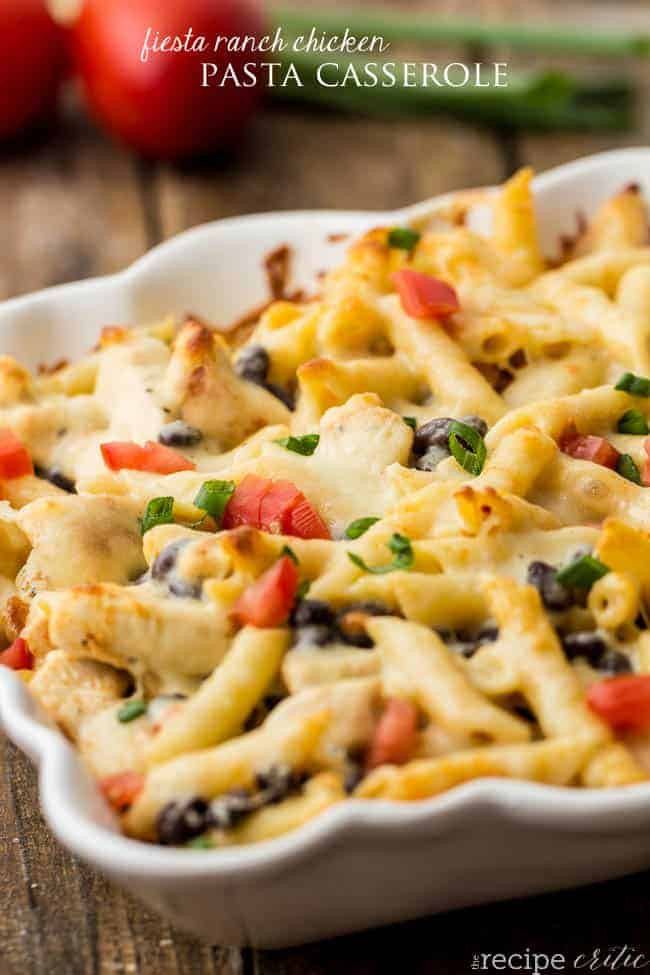 Chicken Macaroni Casserole
 Fiesta Ranch Chicken Pasta Casserole