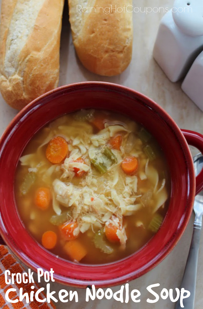 Chicken Noodle Soup Crockpot
 Crock Pot Chicken Noodle Soup