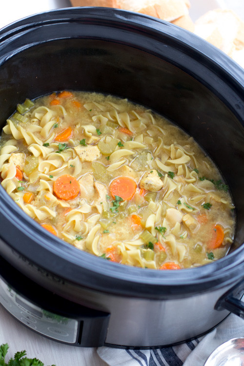 Chicken Noodle Soup Crockpot
 Crockpot Low Fat All Natural Chicken Noodle Soup Panera