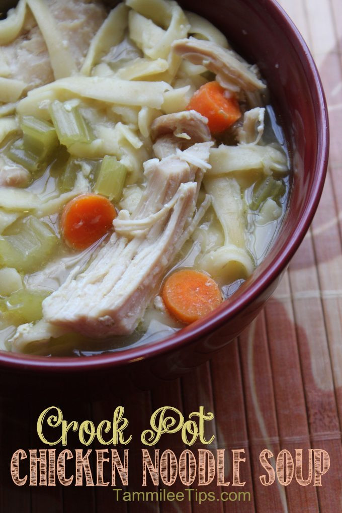 Chicken Noodle Soup Crockpot
 Crock Pot Chicken Noodle Soup