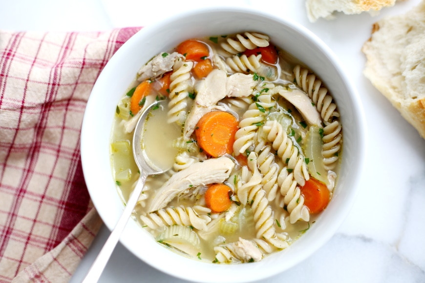 Chicken Noodle Soup For The Soul
 Homemade Chicken Soup in Under an Hour