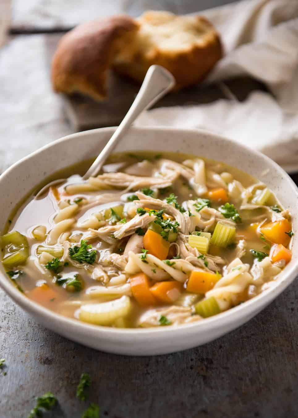 Chicken Noodle Soup From Scratch
 Homemade Chicken Noodle Soup From Scratch