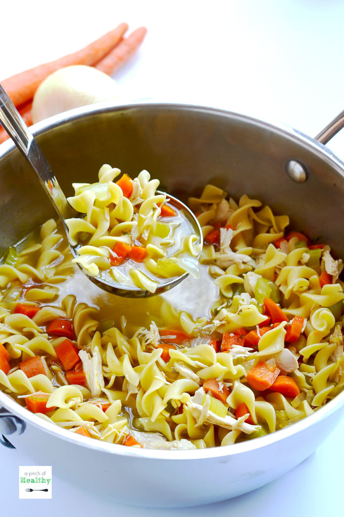 Chicken Noodle Soup From Scratch
 Chicken Noodle Soup from Scratch A Pinch of Healthy