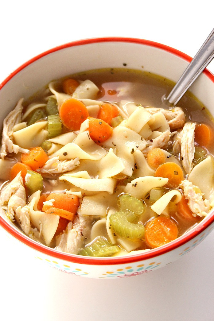 Chicken Noodle Soup Ingredients
 20 Minute Chicken Noodle Soup Recipe Crunchy Creamy Sweet