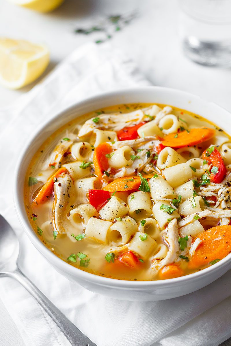 Chicken Noodle Soup Ingredients
 Chicken Noodle Soup Recipe — Eatwell101