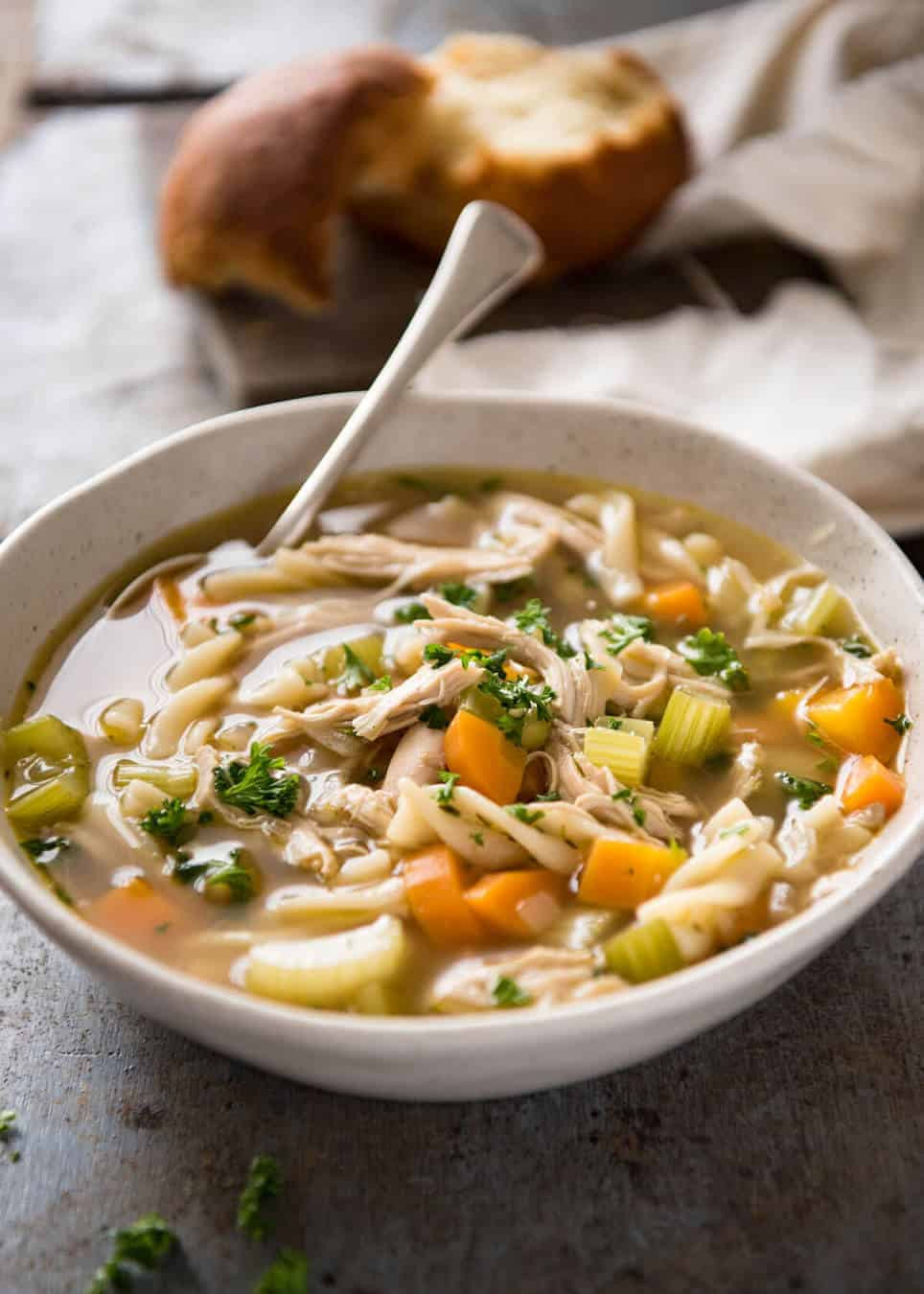 Chicken Noodle Soup Recipe From Scratch
 Homemade Chicken Noodle Soup From Scratch
