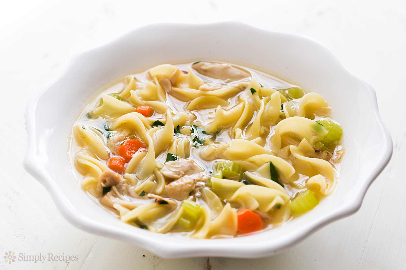 Chicken Noodles Soup
 Homemade Chicken Noodle Soup Recipe