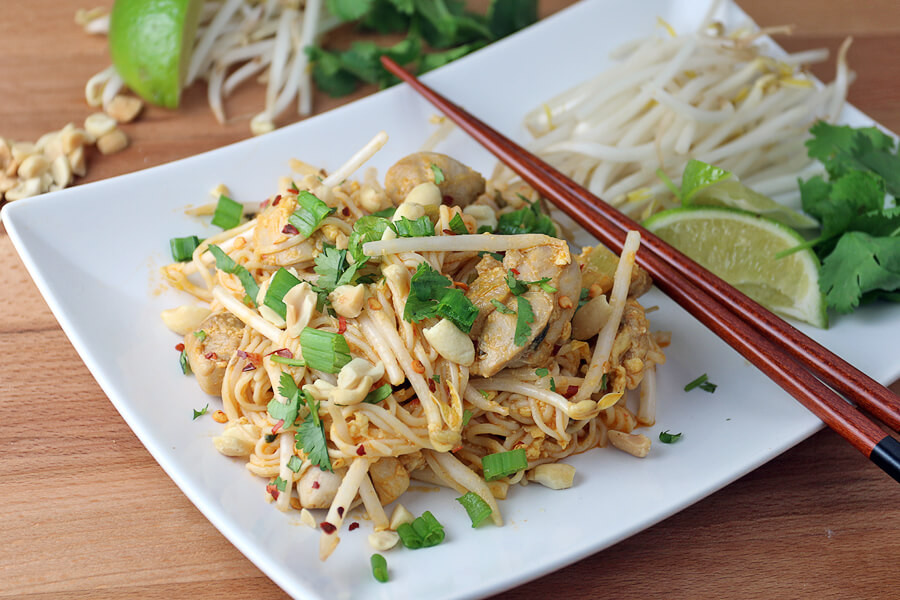 Chicken Pad Thai
 Keto Chicken Pad Thai