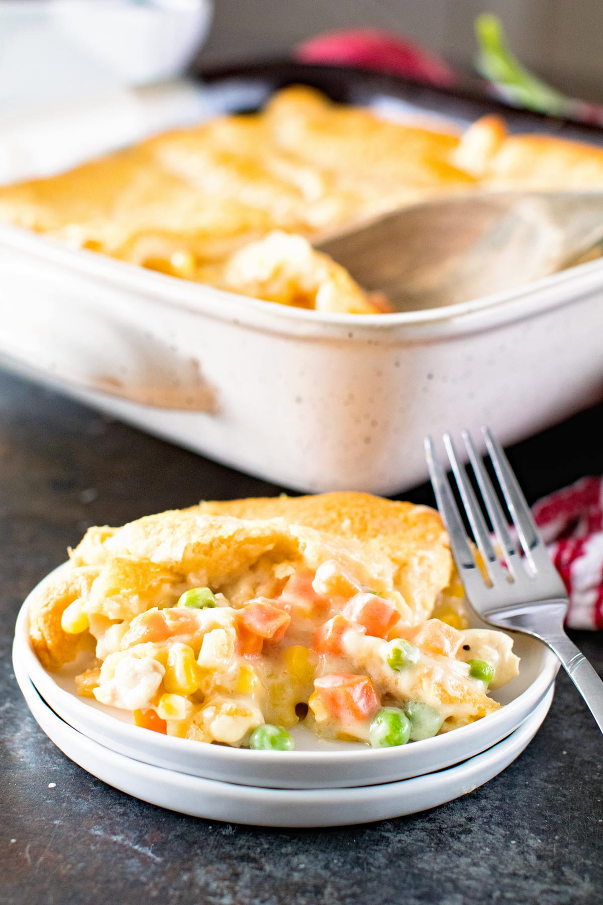 Chicken Pot Pie Casserole Recipe
 Easy Chicken Pot Pie Casserole Julie s Eats & Treats