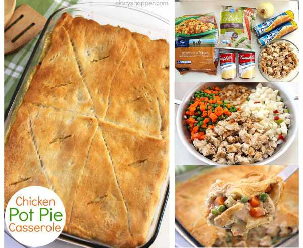 Chicken Pot Pie Casserole Recipe
 chicken pot pie with crescent rolls recipe