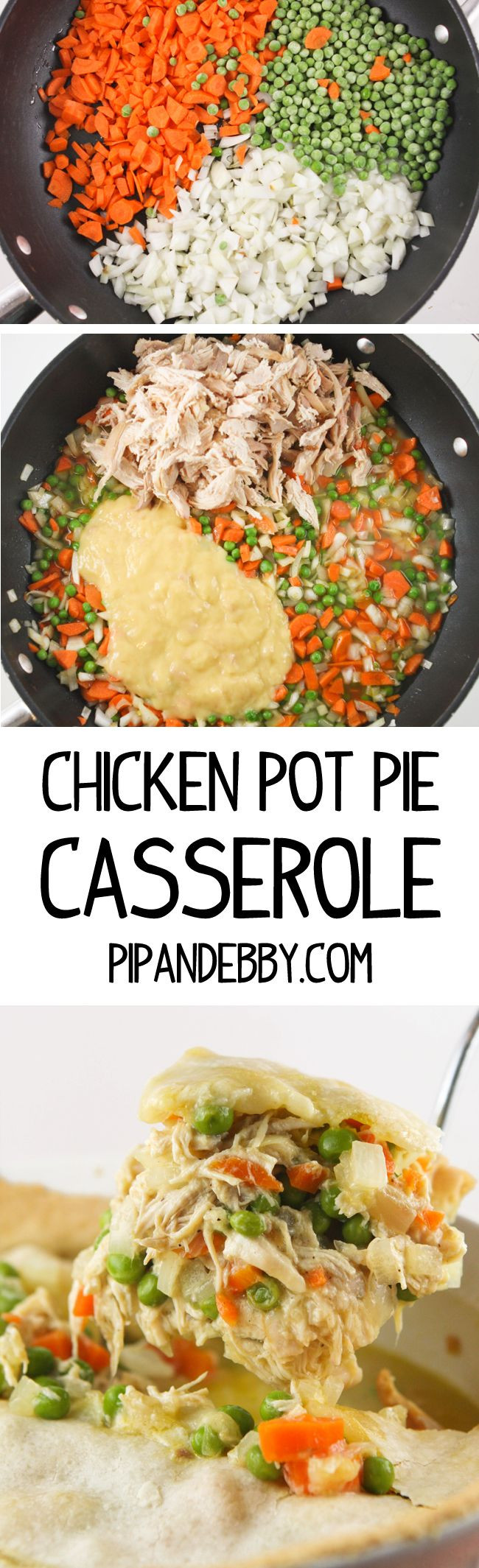 Chicken Pot Pie Casserole Recipe
 Chicken Pot Pie Casserole