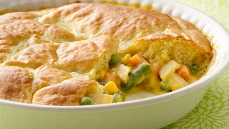 Chicken Pot Pie Recipes Bisquick
 Impossibly Easy Chicken Pot Pie Recipe BettyCrocker