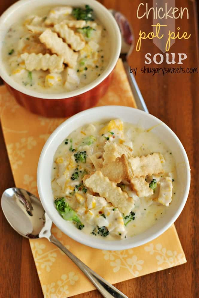 Chicken Pot Pie Soup Recipe
 Chicken Pot Pie Soup Shugary Sweets