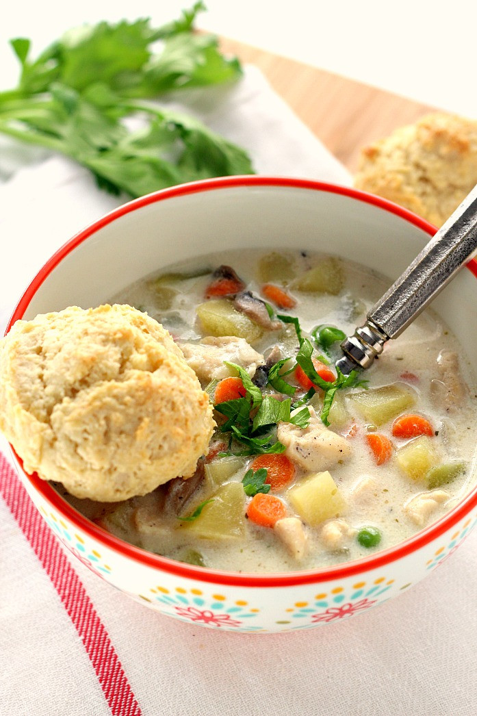 Chicken Pot Pie Soup Recipe
 Chicken Pot Pie Soup Recipe Crunchy Creamy Sweet