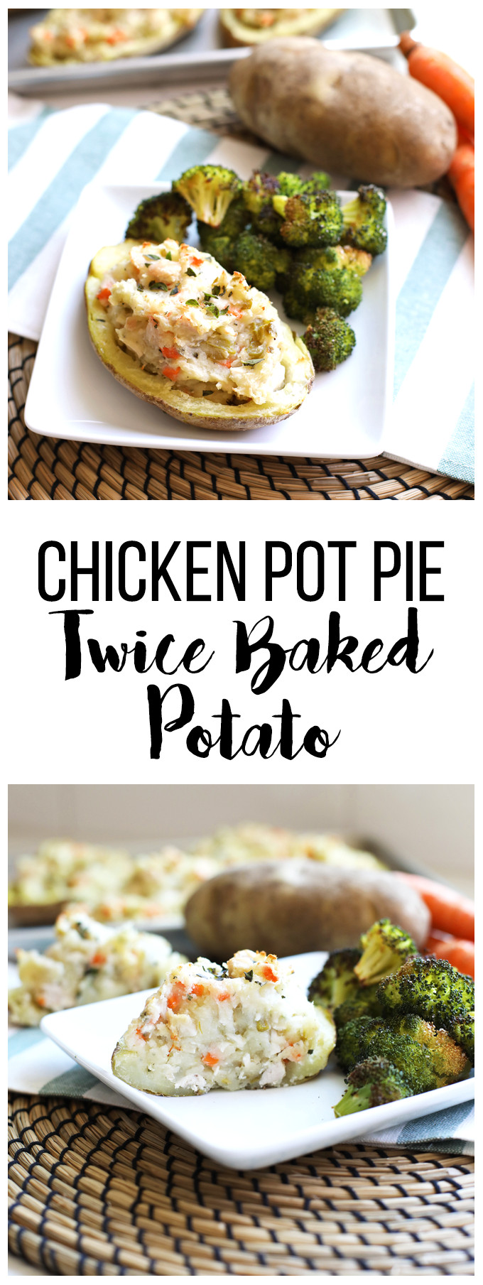 Chicken Pot Pie With Potatoes
 Chicken Pot Pie Twice Baked Potatoes – Little Bits of…