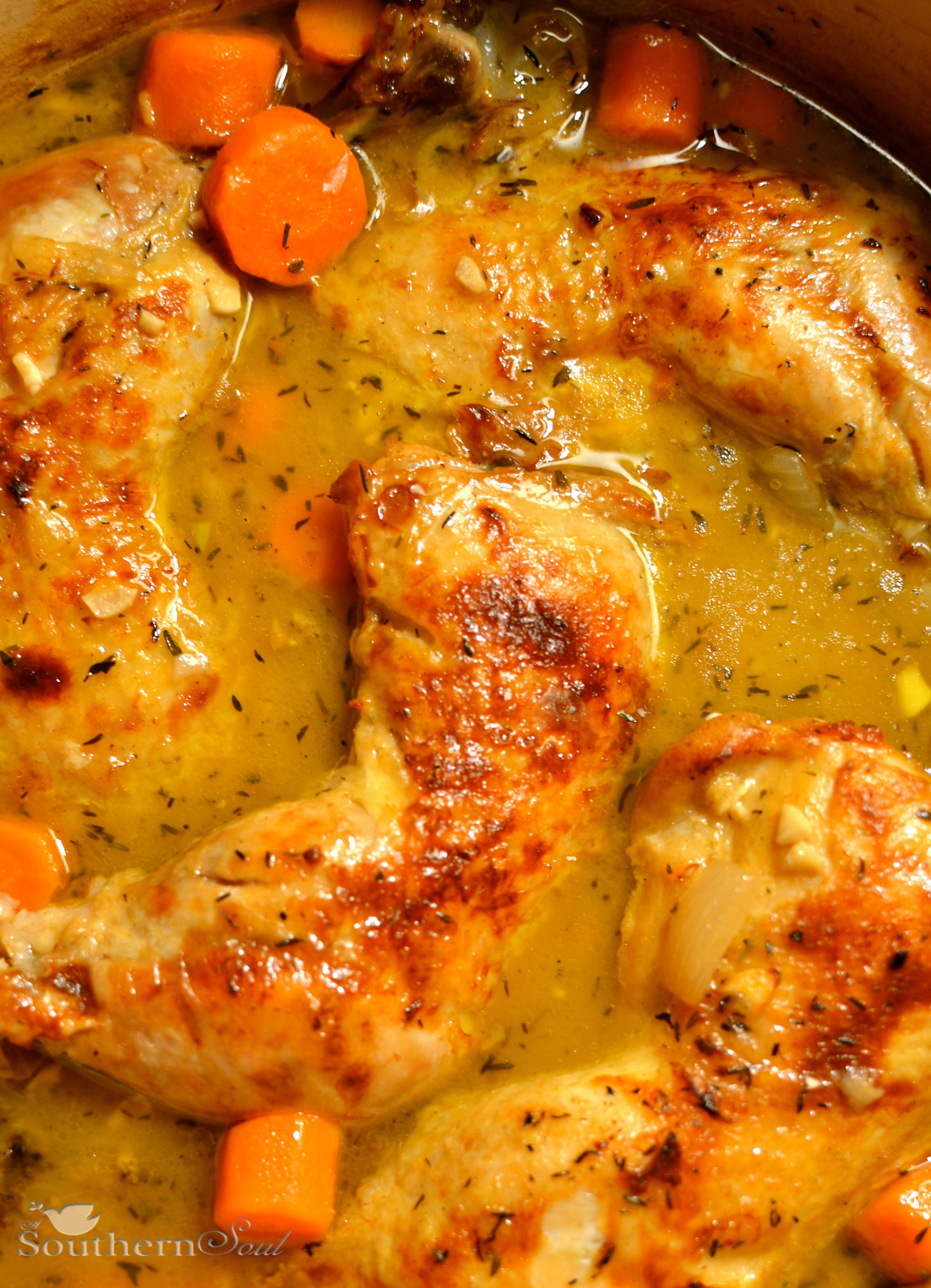 Chicken Quarter Recipes For Dinner
 Braised Chicken Thighs A Southern Soul