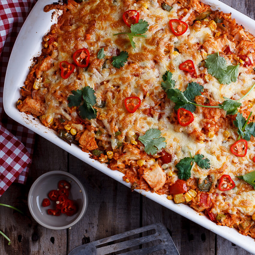 Chicken Rice Casserole
 Mexican chicken and rice casserole Simply Delicious