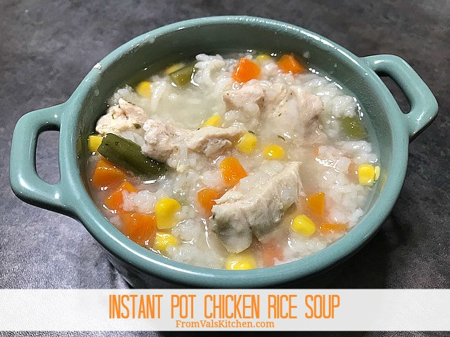 Chicken Rice Soup Instant Pot
 Instant Pot Chicken Rice Soup Recipe From Val s Kitchen