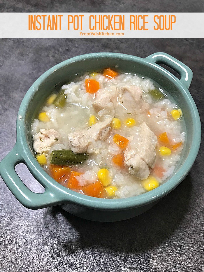 Chicken Rice Soup Instant Pot
 Instant Pot Chicken Rice Soup Recipe From Val s Kitchen