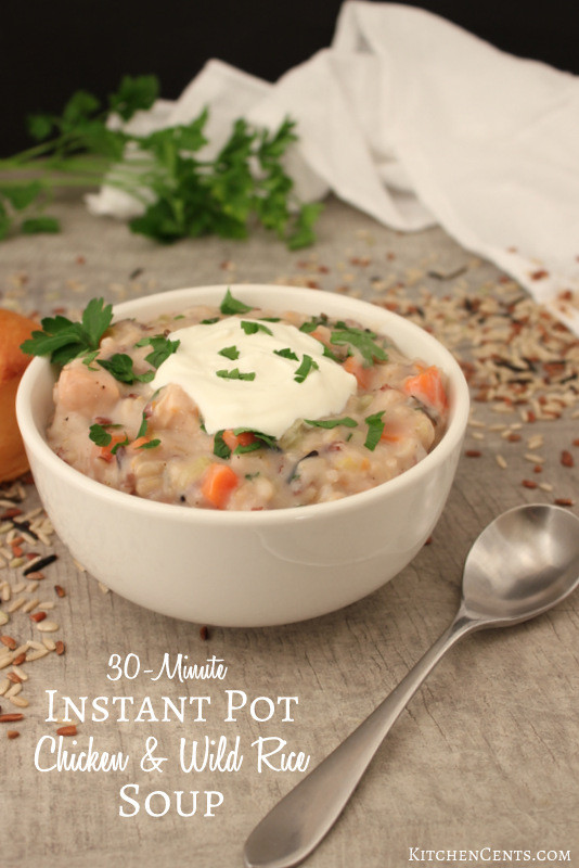 Chicken Rice Soup Instant Pot
 Quick & Easy Chicken Wild Rice Soup with Instant Pot