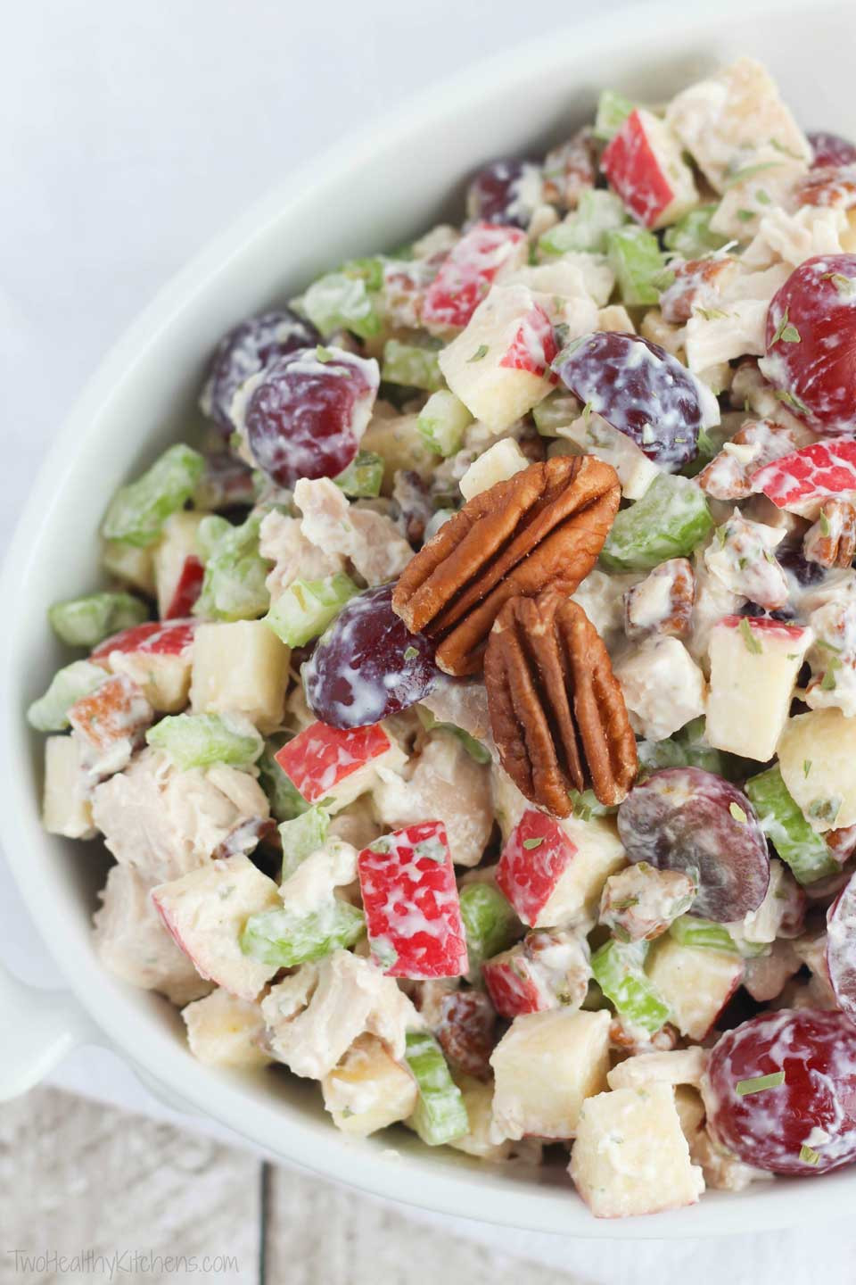 Chicken Salad Recipe
 Healthy Chicken Salad with Grapes Apples and Tarragon