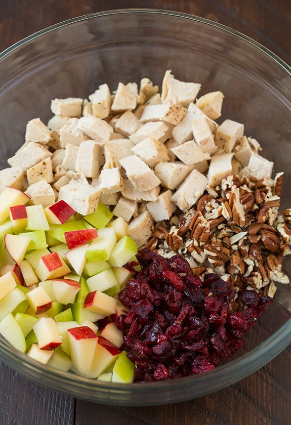Chicken Salad With Apples
 chicken salad with apples and pecans